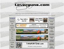 Tablet Screenshot of leverguns.com